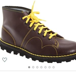 Grafters original coated retro monkey boots